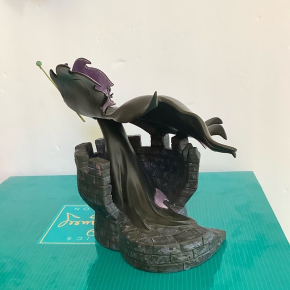 WDCC 1997 Disney Sleeping Beauty Maleficent Mistress of Evil Porcelain COA BOX - Picture 4 of 11